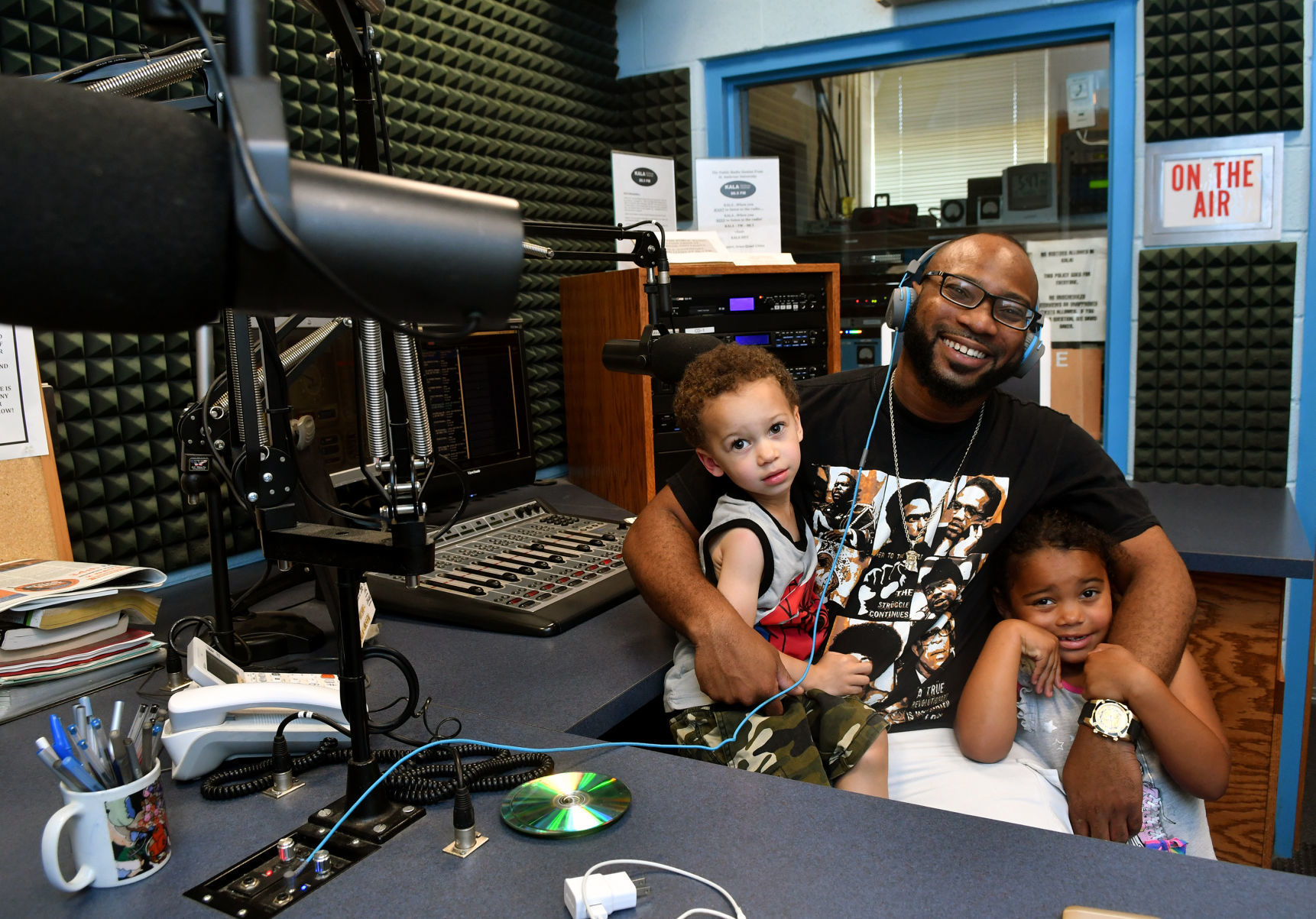 KALA radio DJ Aaron Shivers of East Moline.